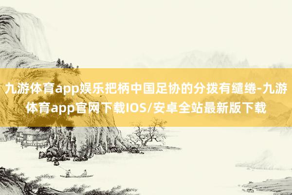 九游体育app娱乐把柄中国足协的分拨有缱绻-九游体育app官网下载IOS/安卓全站最新版下载